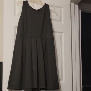 George Asymmetrical Dress in Dark Gray